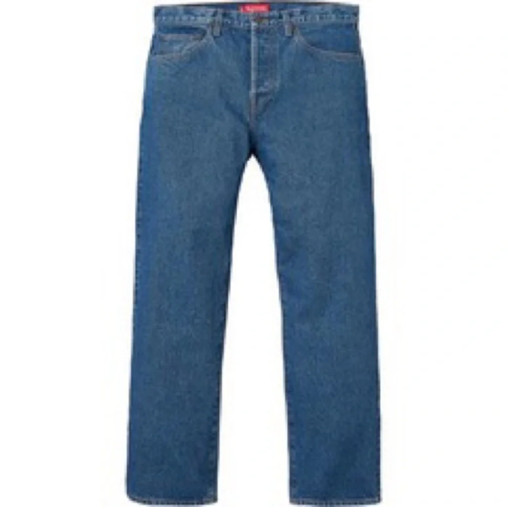 Supreme | Jeans | Supreme Washed Regular Star Logo Jeans | Poshmark